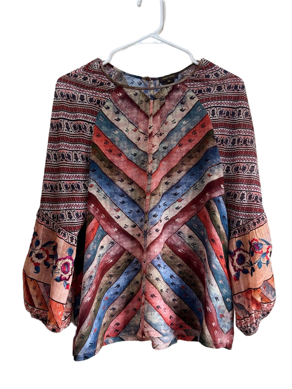 VINEET BAHL ‘Uma’ Embroidered Boho Top {Anthropologie} - Picture 4 of 14